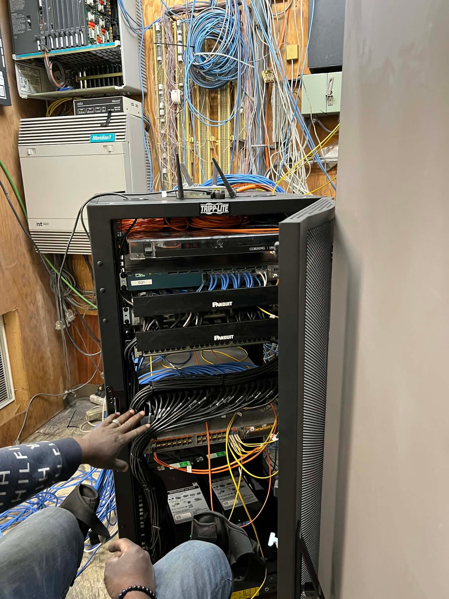 Professional rack installation